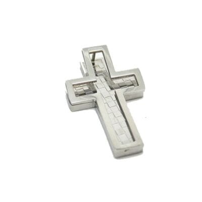 Item Stainless Steel Cross with design and filling
