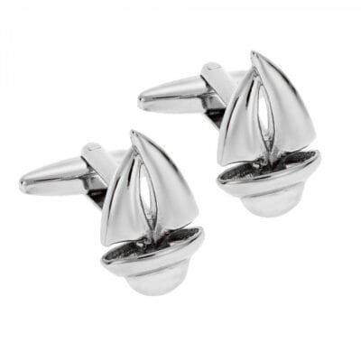 Μανικετόκουμπα Stainless Steel με καραβάκια