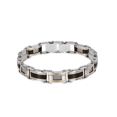 Men's Steel Bracelet Double Face