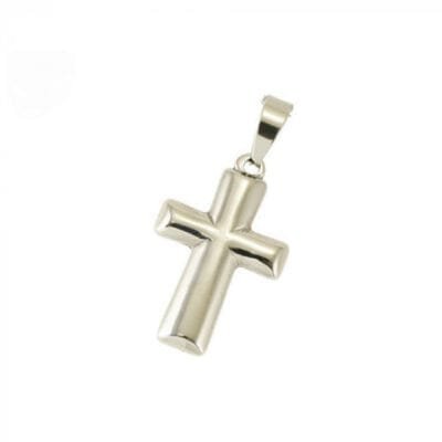 Item Stainless Steel Cross with silver detail