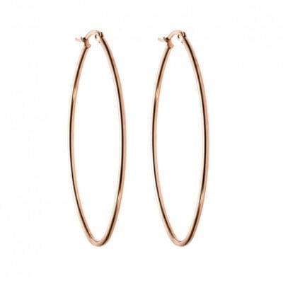 Σκουλαρίκια Stainless Steel απλοί κρίκοι