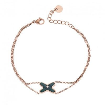 Βραχιόλι Stainless Steel με Χ