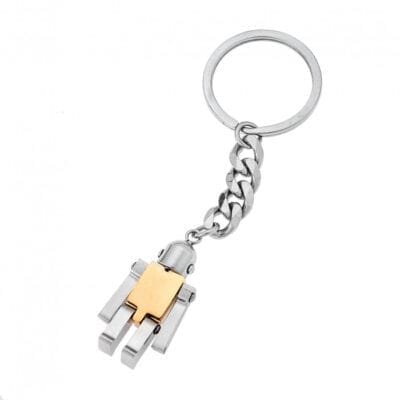Μπρελόκ Stainless Steel με ρομπότ