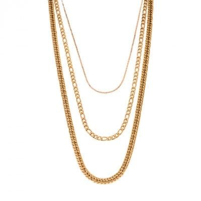 Stainless Steel necklace Stainless Steel chain triple chain