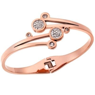 Βραχιόλι Stainless Steel με σχέδιο με πολλούς κύκλους