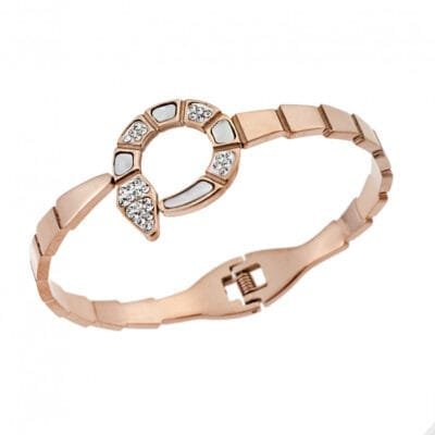 Βραχιόλι Stainless Steel  Χειροπέδα σε σχήμα φίδι