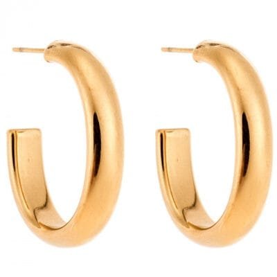 Σκουλαρίκια Stainless Steel κρίκοι χοντροί