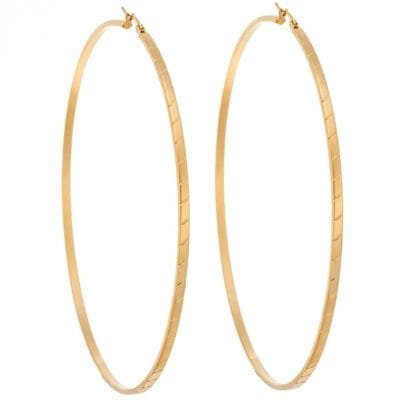 Σκουλαρίκια Stainless Steel μεγάλοι κρίκοι