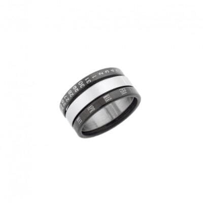 Stainless Steel Calendar Ring