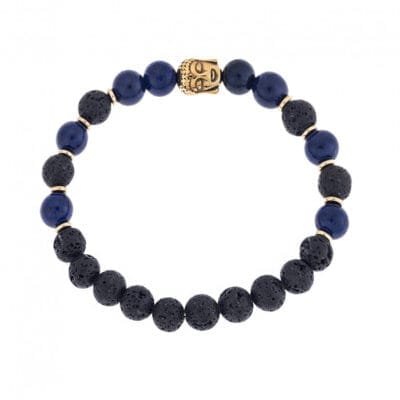 Men's Steel Bracelet Gold Plated