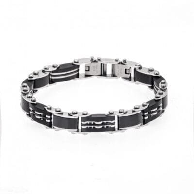 Men's Steel Bracelet Double Face