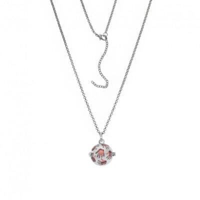 Necklace Silver 925° Babybell Pregnancy Pendant with Hands