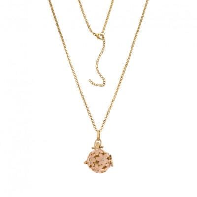 Necklace Silver 925° Pendant with Flowers