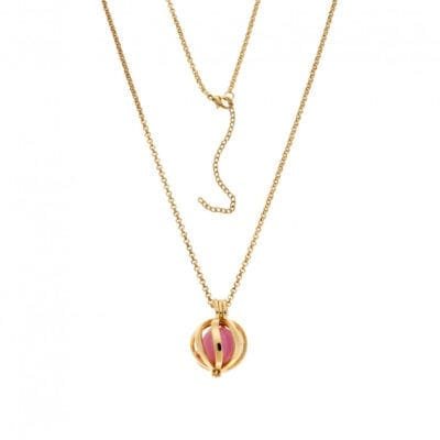 Κολιέ Ασήμι 925° Μενταγιόν  Εγκυμοσύνης Babybell