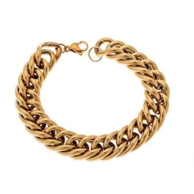 Βραχιόλι Stainless Steel με πλεκτή αλυσίδα