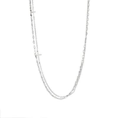 Stainless Steel Chain necklace with crosses