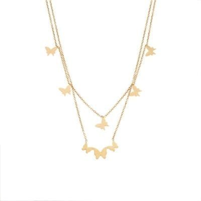 Κολιέ  Stainless Steel Αλυσίδα με σχέδια