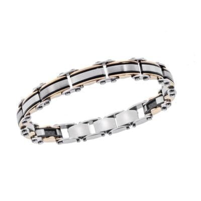 Bracelet Stainless Steel Double Face metallic