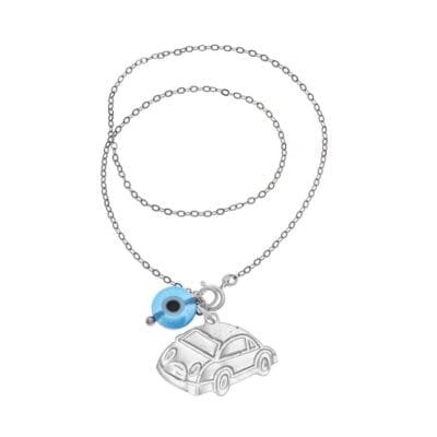 Car Charm Silver 925° car and peephole