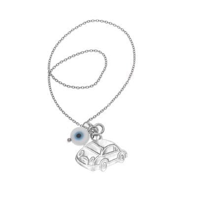 Car Charm Silver 925° car and peephole