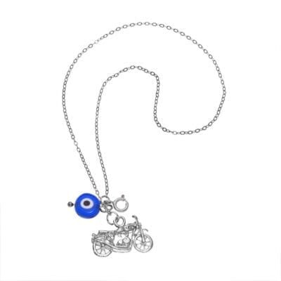 Car Charm Silver 925° engine and peephole