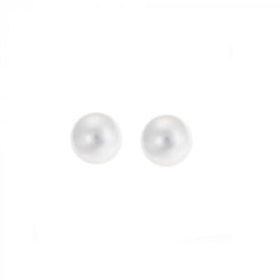 Earrings silver 925 with pearl 7mm
