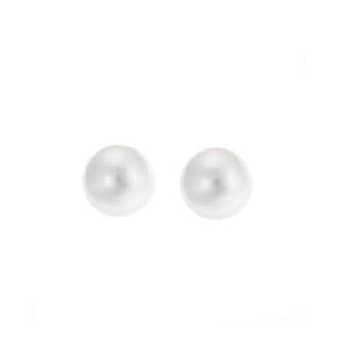 Earrings silver 925 with pearl 7,5mm