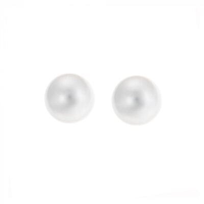 Earrings silver 925 with pearl 9mm