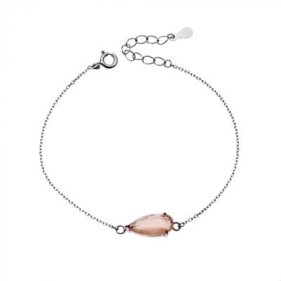 Silver bracelet 925° with stone