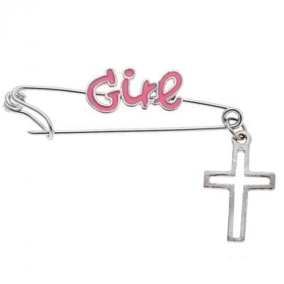 Παραμάνα ασήμι 925, Girl και σταυρός