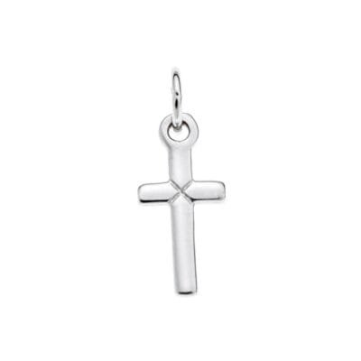 Μοτίφ Ασήμι 925° σταυρός σε ασημί χρώμα