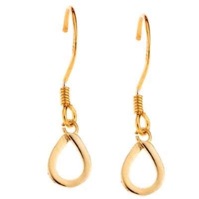 Earrings Silver 925 Gold Plated