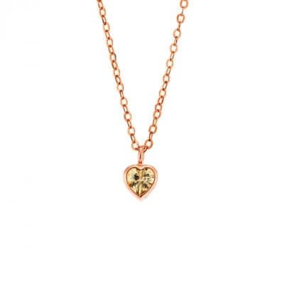 Pendant Silver 925 Rose Gold Plated