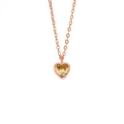 Pendant Silver 925 Rose Gold Plated