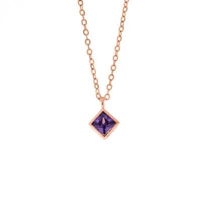 Pendant Silver 925 Rose Gold Plated