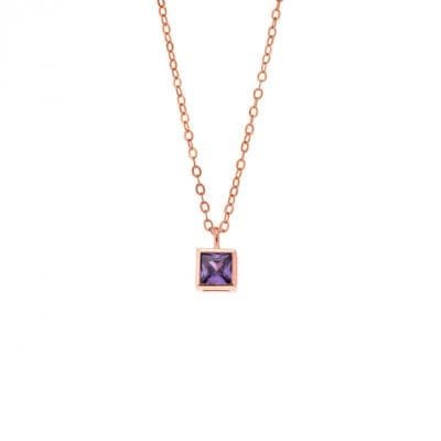 Pendant Silver 925 Rose Gold Plated
