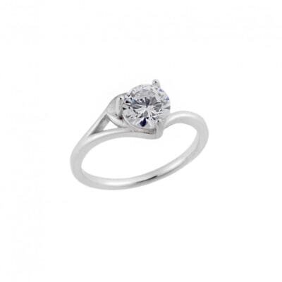 Silver ring 925° Mono ring