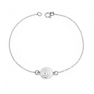 Silver bracelet 925, carabola