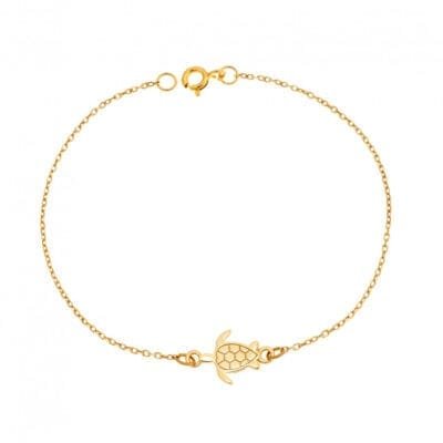 Βραχιόλι Ασήμι 925° με χελώνα