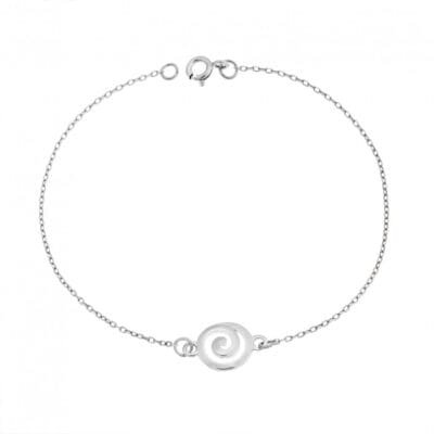 Silver bracelet 925, carabola