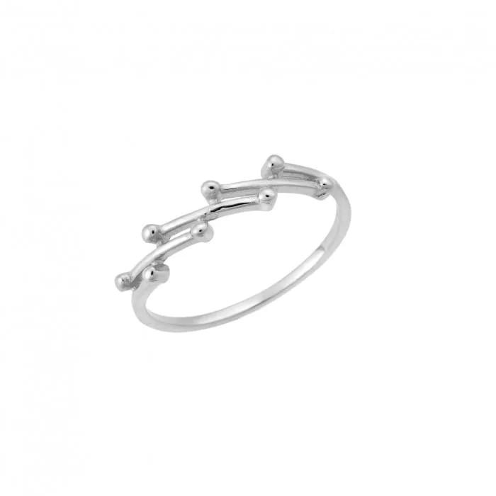 Silver ring 925° with design