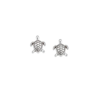 Earrings silver 925, turtle