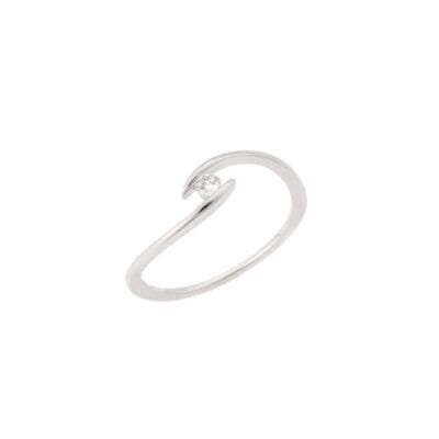Silver ring 925° Mono ring