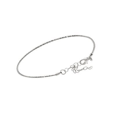 Bracelet Silver 925° Handcuff flexible rod