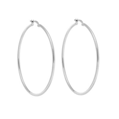 Women's earrings of silver 925, hoop