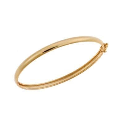 Gold plated silver bracelet 925, cuff
