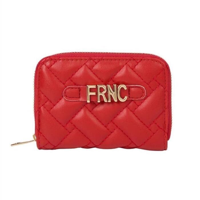 Wallet FRNC Quilted wallet in red color