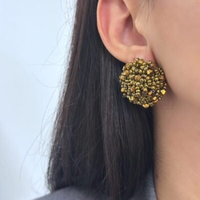 Σκουλαρίκια Stainless Steel Καρφωτά με πετρούλες