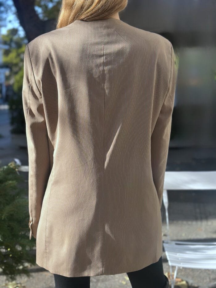 Σακάκι Blazer Χειροποιήτο με κορδόνι και ρίγα - Image 2