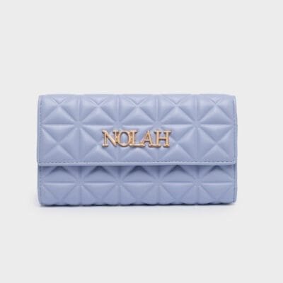 Πορτοφόλι Nolah Φάκελος με logo σε γαλάζιο χρώμα